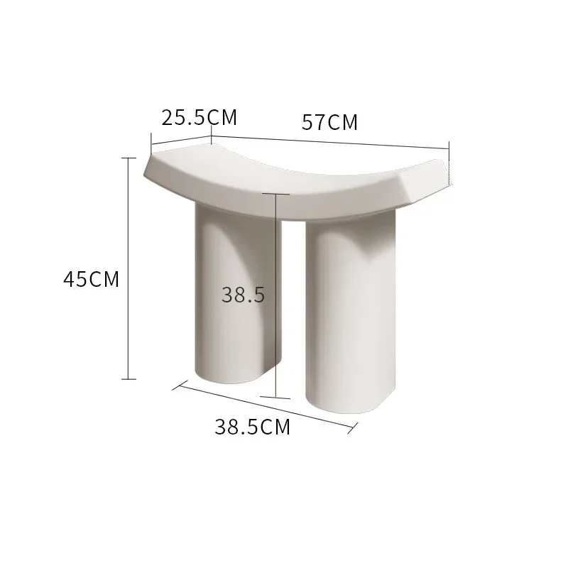 

Nordic plastic bench, shoe changing stool, small stool, simple living room stool at the door of the home