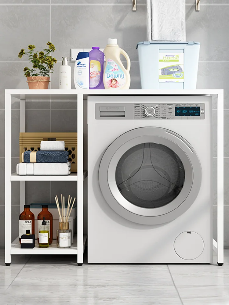 Washing machine rack Double layer dishwasher above drum Washing machine Stainless steel Dryer stacking rack