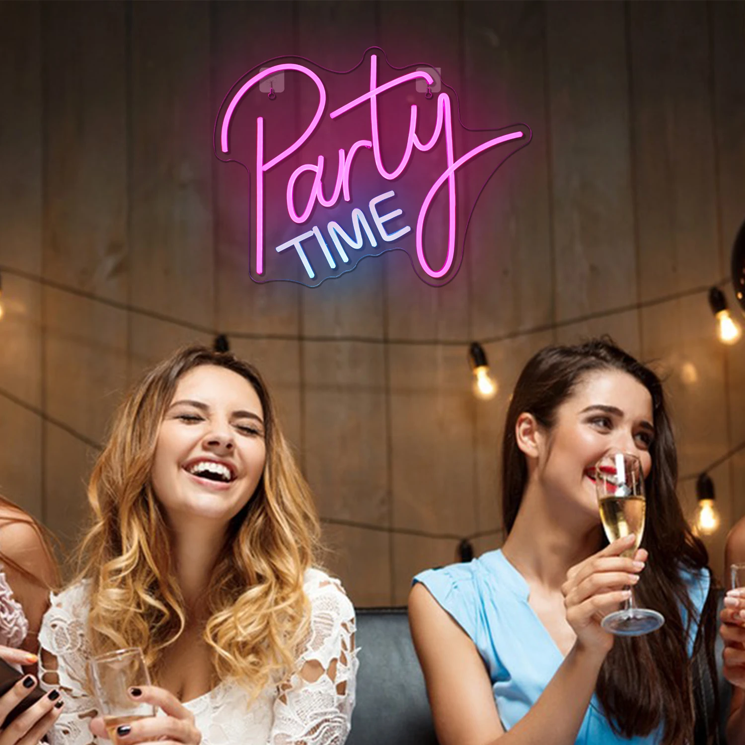 Party Zeit Neon Zeichen USB Powered Led Leuchten Zeichen Hause Zimmer Dekor Für Party Bar Geburtstag Festival Rosa Kunst Wand Dekor