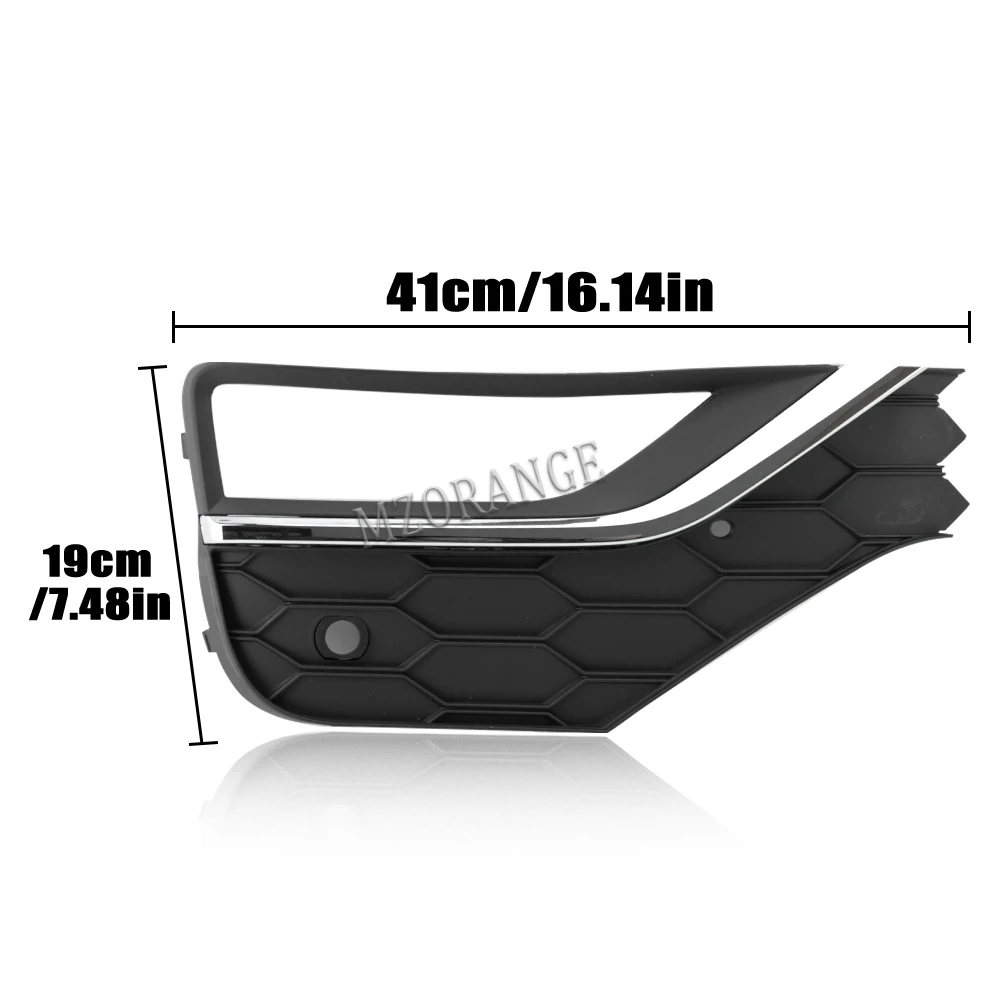 For VW Amarok 2016-2022 Fog Lights Covers Frame Front Bumper grill Driving Lamp Foglamp Grill For Volkswagen Accessories Auto