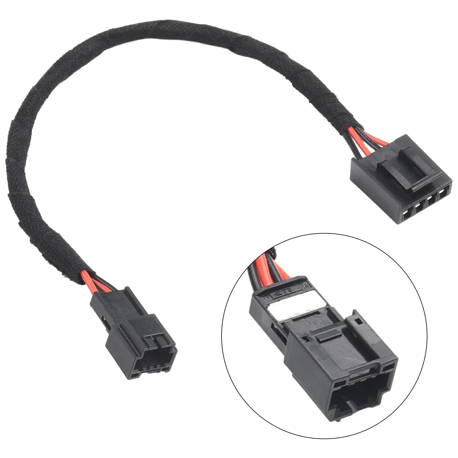 1pc Retrofit Adapter Cable Upgrade Kit Black USB-C Cable Harness For Tesla Model 3 2017-2020 #1522264-00-B  #1111072-00-E