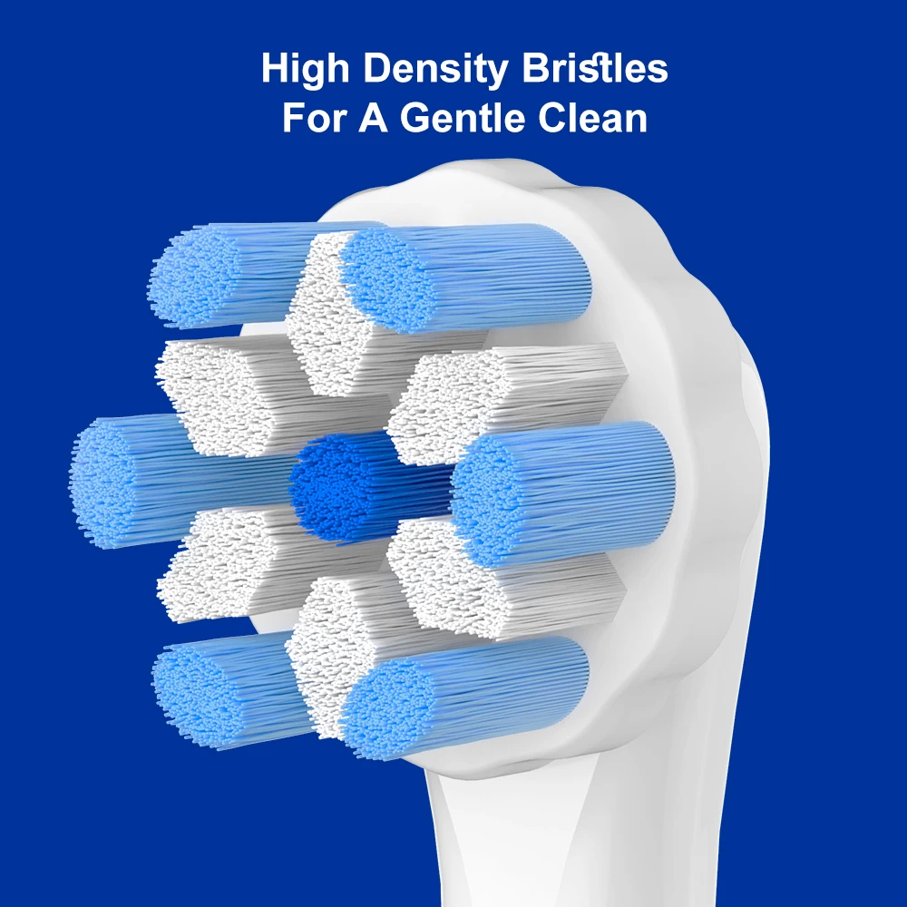 12 set compatibili con Oral-B-iO 3/4/5/6/7/8/9/10 serie pulizia dei denti testina di ricambio per spazzolino elettrico, bianco