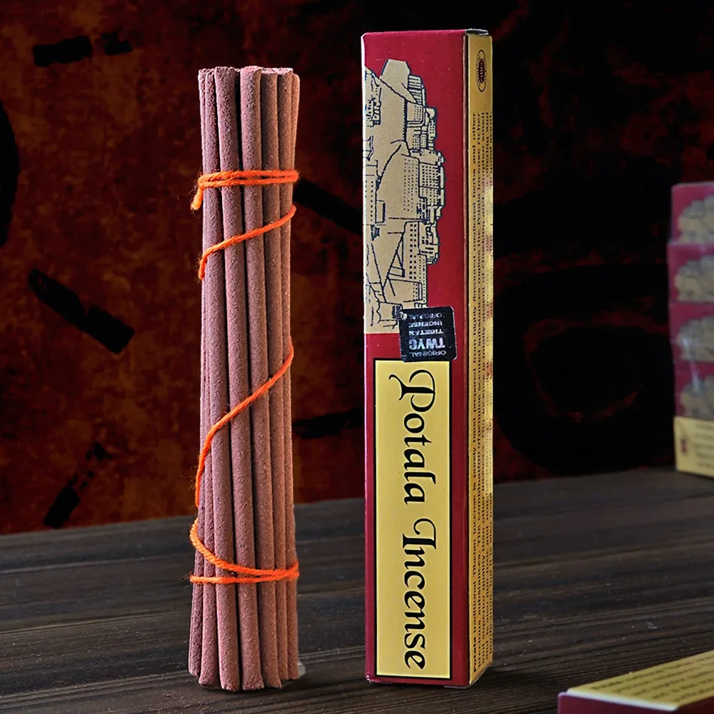 

Potala Tibetan Incense Stick 5.9 Inch Handmade from Highly Flavoured Medicinal Herbs Tibet Traditional Room Fragrance