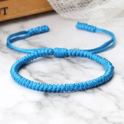 Classic Braided String Bracelet Woman Man Handmade Adjustable Lucky Rope Bangle Couples Friendship Party Lucky Jewelry Girl Gift