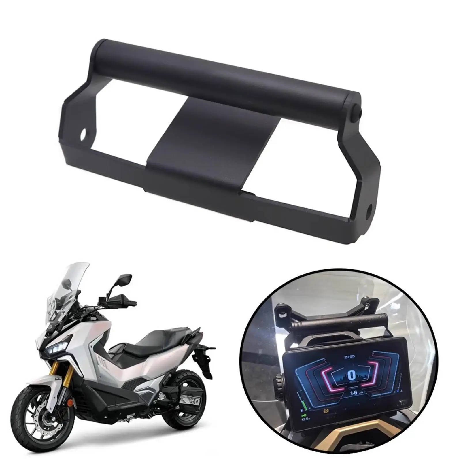 

Motorcycle Navigation Bracket Replace Professional Easy to Install Stable Motorcycle Holder Phone Navigation Bracket Holder