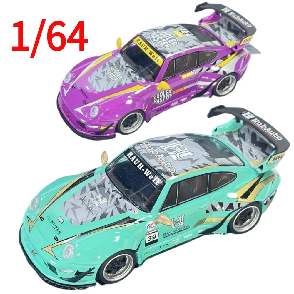 Motokit Druckguss 1:64 Maßstab RWB993 Automodell Legierung Porsche Spielzeugfahrzeuge Sammlerstück Modellautos Spielzeug für Jungen Geschenk