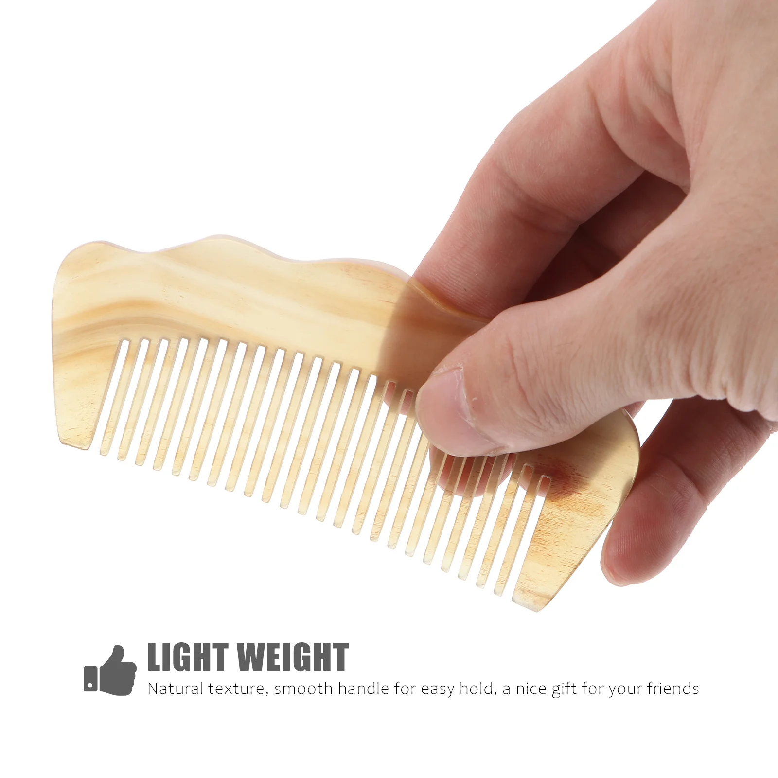 1 قطعة استقامة مشط غرامة الأسنان الخشب الطبيعي يده مكافحة ساكنة تصفيف الشعر أداة لجميع أنواع الشعر تصفيف الشعر مشط #1