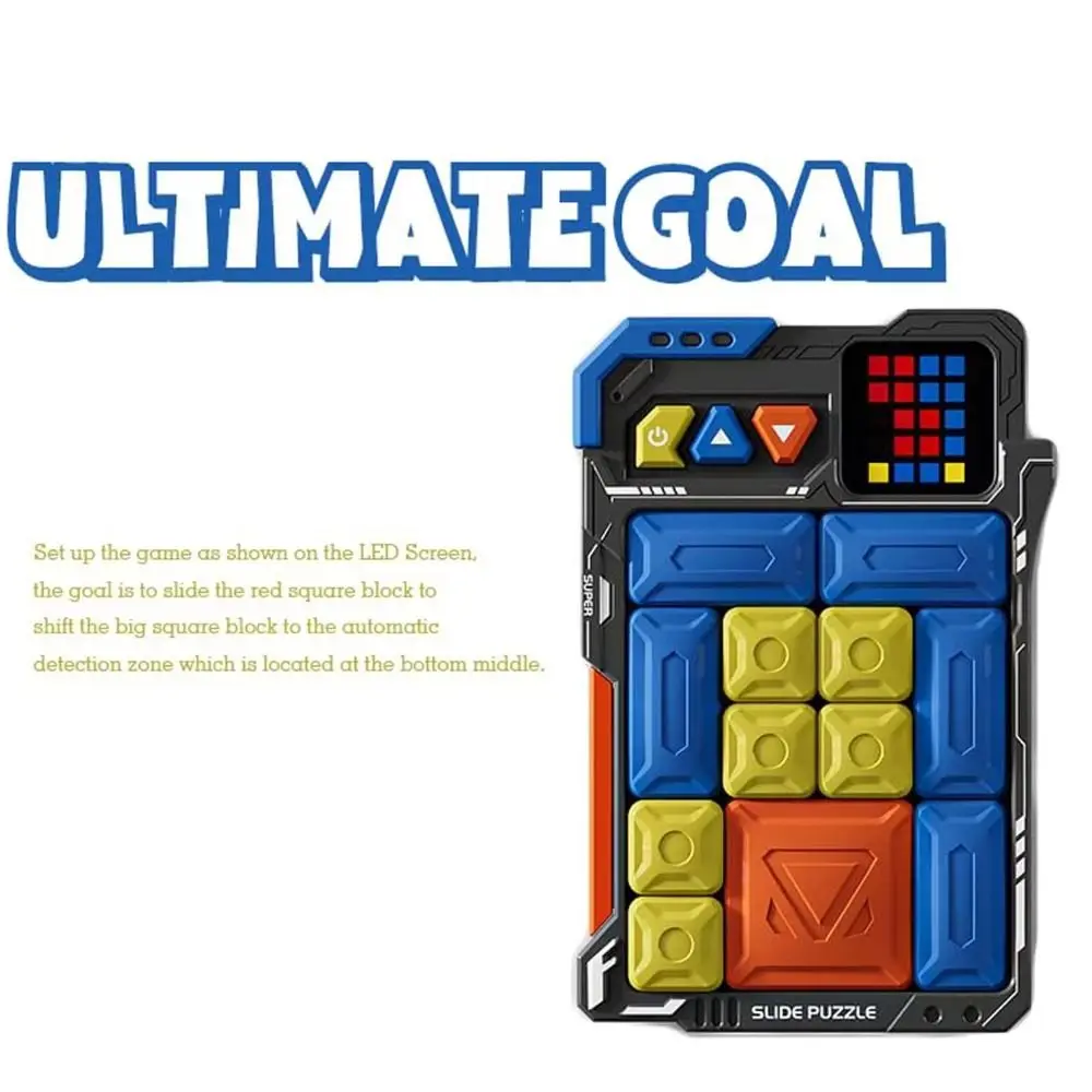 Plastic Smart Super Slide Puzzle Games Interactive Handheld Games Problems Intellectual Clearance Toys Fidget Toys Challenges