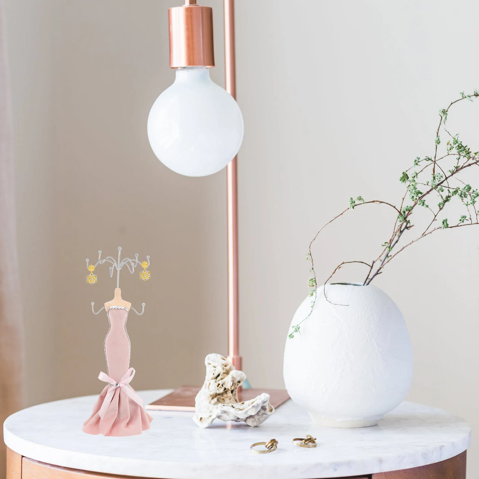 Schmuck Organizer Display Rack Mädchen Halskette Display Rack Halter Baum Modell Stehen Wohnkultur Lagerung Box Geschenke Schmuck