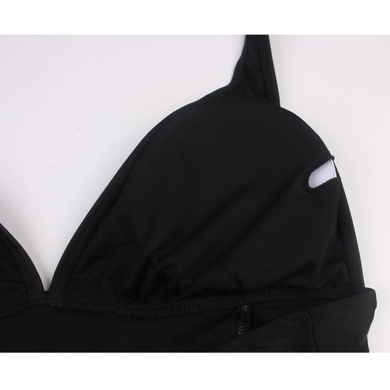 Women Waist Slimming Monokini V Neck One Piece Swimsuit Maillot de Bain Backless Bathing Suit for Women Tummy Control Swimwear