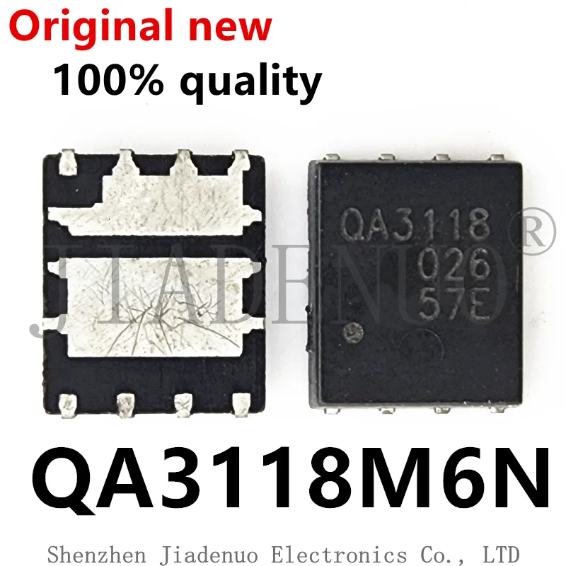 (5-10 sztuk) 100% oryginalny nowy QA3118M6N jedwabny druk QA3118 QFN8 podwójny kanał N 30V 63A 115A Chipset