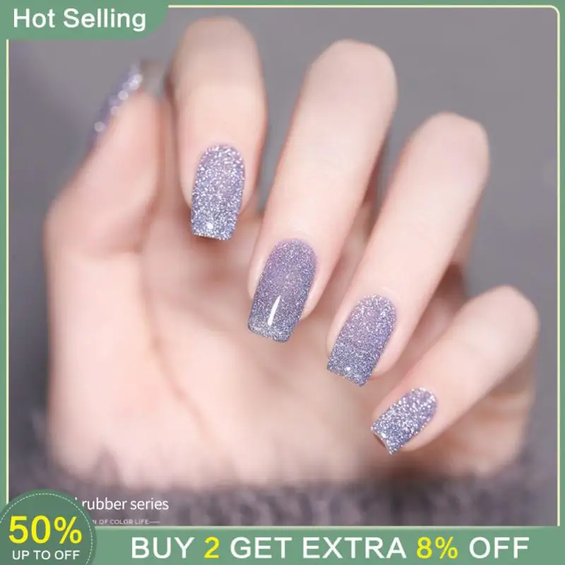 Soak Off Varnish Easy To Remove High-quality Easy Soak Off Manicure Uv Led Nails Must-have Glitter Sequins Semi-permanent Uv Led