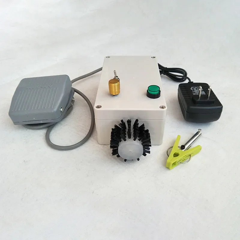 Máquina de torsión eléctrica, regulación de velocidad, auriculares trenzados, protector de cable, cepillo, divisor de alambre, máquina atacadadora de clip