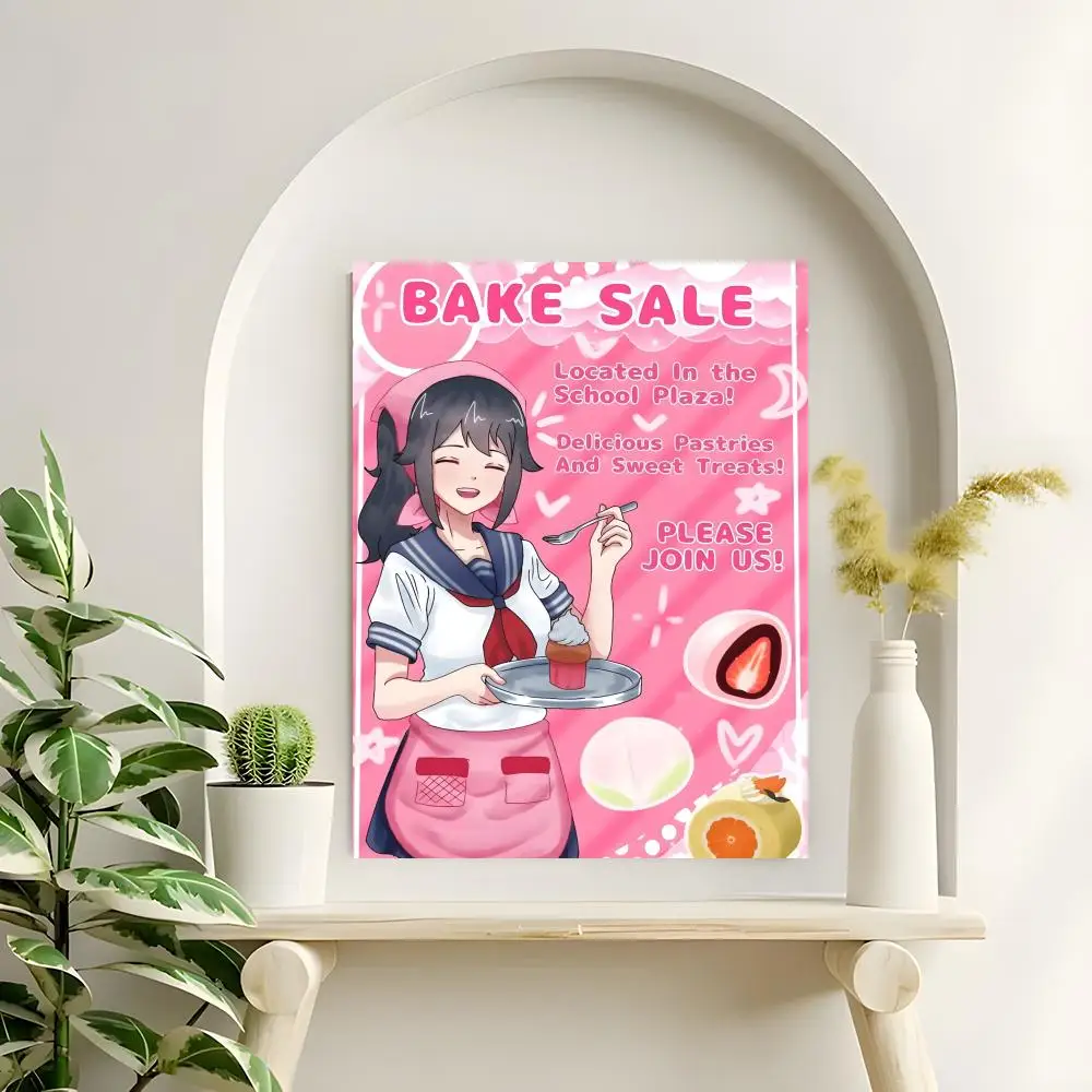 Game Yandere Simulator Poster Hochauflösende Poster-Aufkleber, geeignet für Schlafzimmer, Wohnzimmer, Heimdekoration – Detail 11