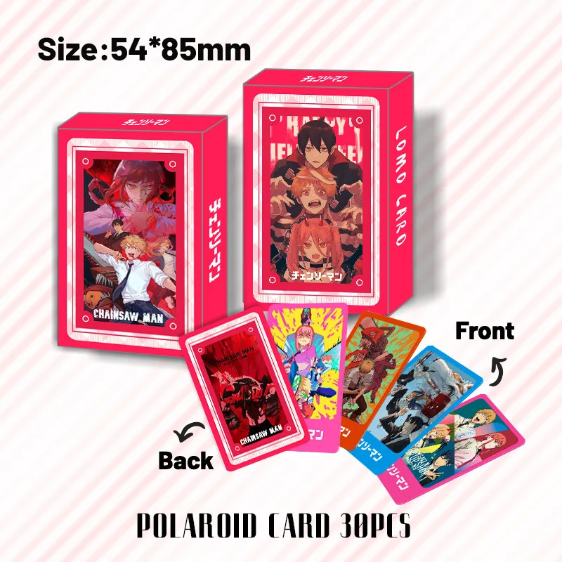 30Pcs Double Sided Printed LOMO Polaroid Cards Mini Decor Paper Cards Collectible Small Gift Cards