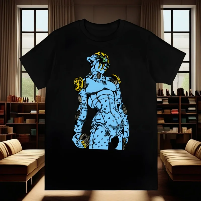 

jojo bizarre adventure Jolyne Cujoh stone ocean Newest Fashion Man Tshirt Summer Fashion T-shirt Casual White Funny