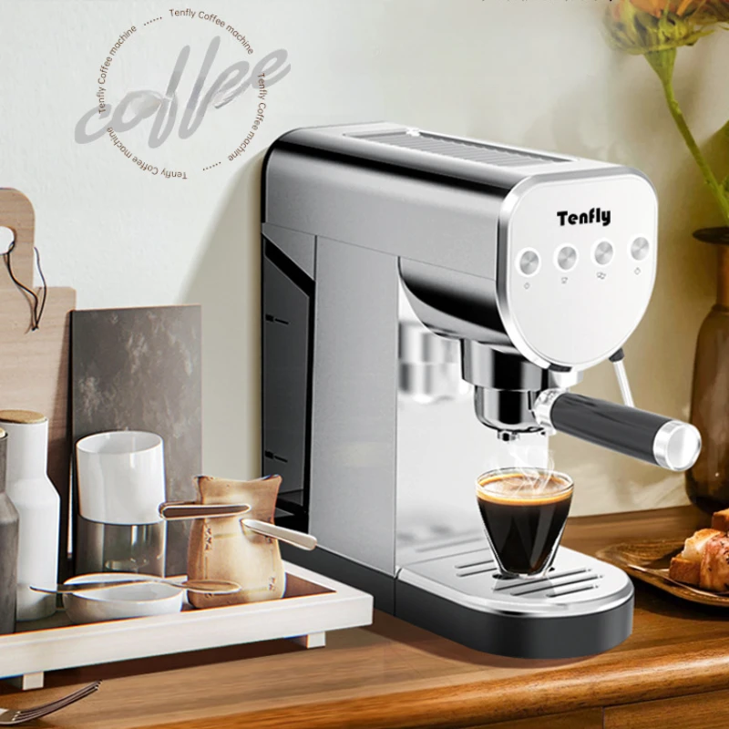 Italian semi-automatic 20bar high pressure extraction coffee machine Small household espresso machine that can make milk foam