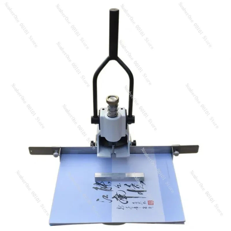 

Manual Single Hole Punching Machine Paper Album Tag Drilling Machine Can Punch 30mm Thickness Manual Drilling