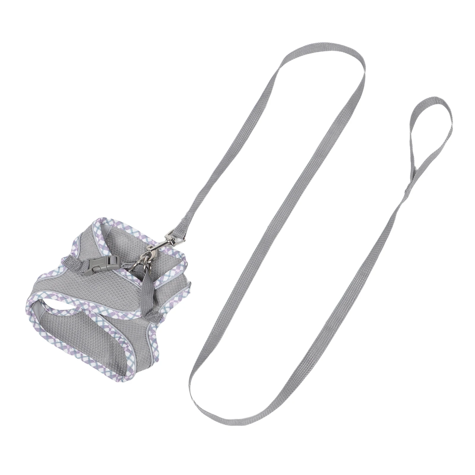 

1Set Soft Mesh Pet Harness Leash Set Reflective Adjustable No Pull Vest for Dog Cat Training Walking Small Medium Large