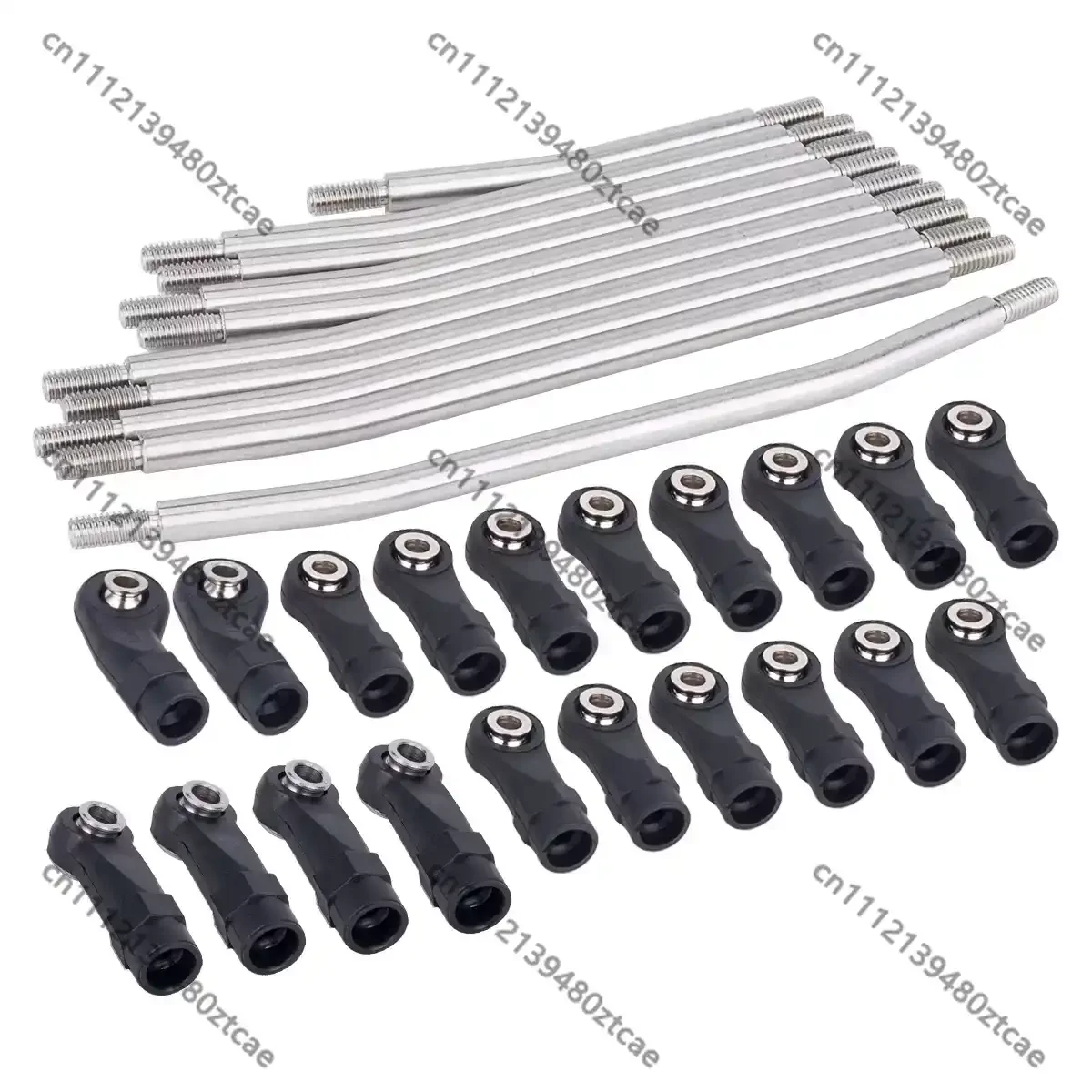 Stainless Steel Bent Rods 313/324 Wheelbase For 1/10 RC Rock Crawler Body Link Steering Tie Rod Upgrade Replacement Parts