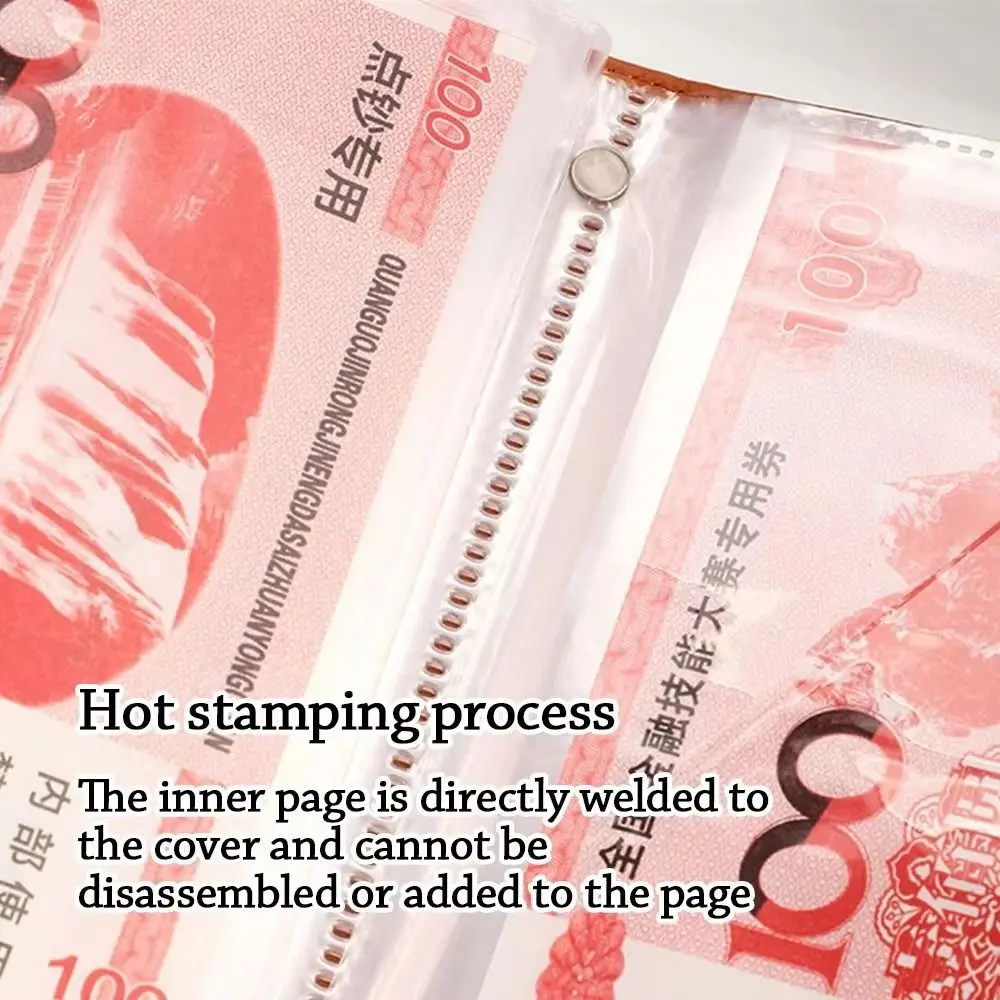 

Password Lock Cash Budget Planner Pockets Transparent Compartment Large Capacity Saving Money Organizer Cash Envelopes