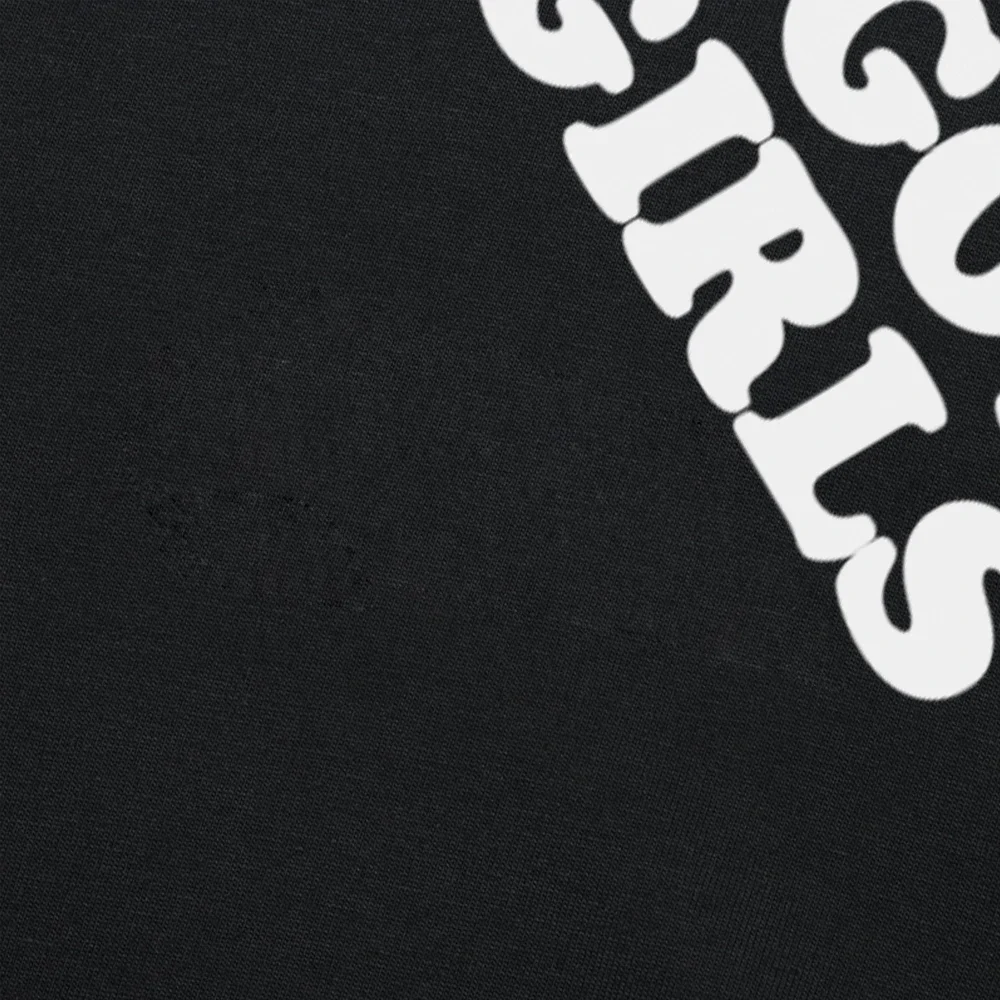 Camisetas divertidas I Love Goth Girls con corazón rojo, camisetas con cuello redondo, camiseta de moda de manga corta, ropa, camisetas básicas informales