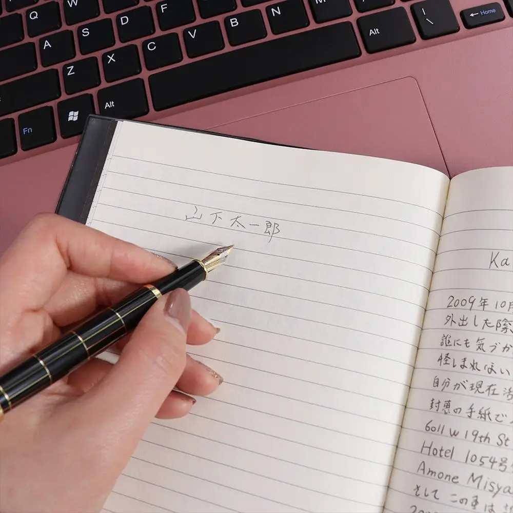 

Calligraphy Pen Fountain Pen Drawing Journal Convertible Writing Ink Pen Signature Smooth Writing Metal Fountain Pen Stationery