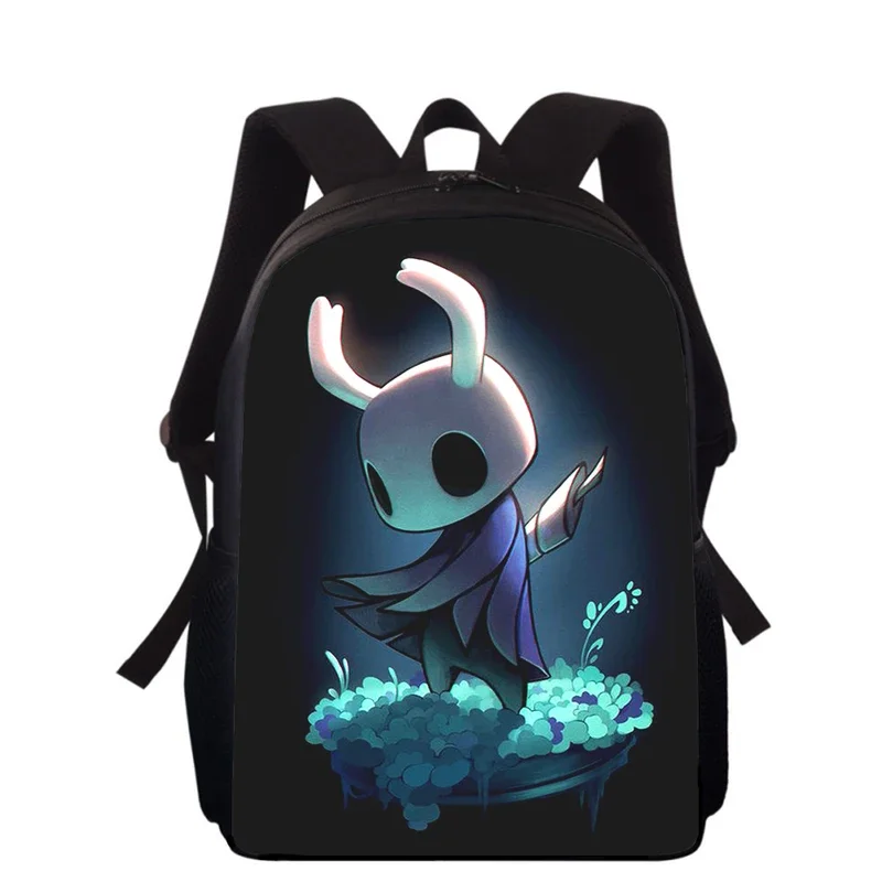 Sac à dos imprimé 3D jeu Hollow Knight pour enfants, sacs d'école primaire pour garçons et filles, sac à dos pour étudiants, sacs de livre scolaire, 16 po