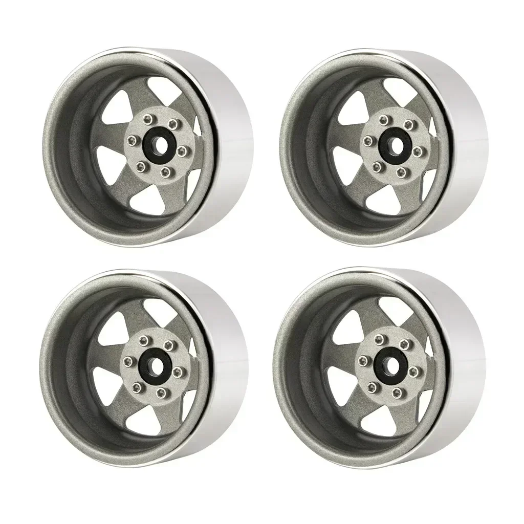 

Metal 1.9" Beadlock Wheel Rim Deep Dish Hub for 1/10 RC Crawler Car TRX4 Axial SCX10 90046 UTB18