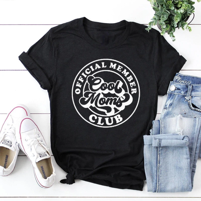 Mom Shirts  Mama TShirt  Mother Gifts  Official Member Cool Moms Club Shirt  Funny Tee  shirts for women  y2k aesthetic