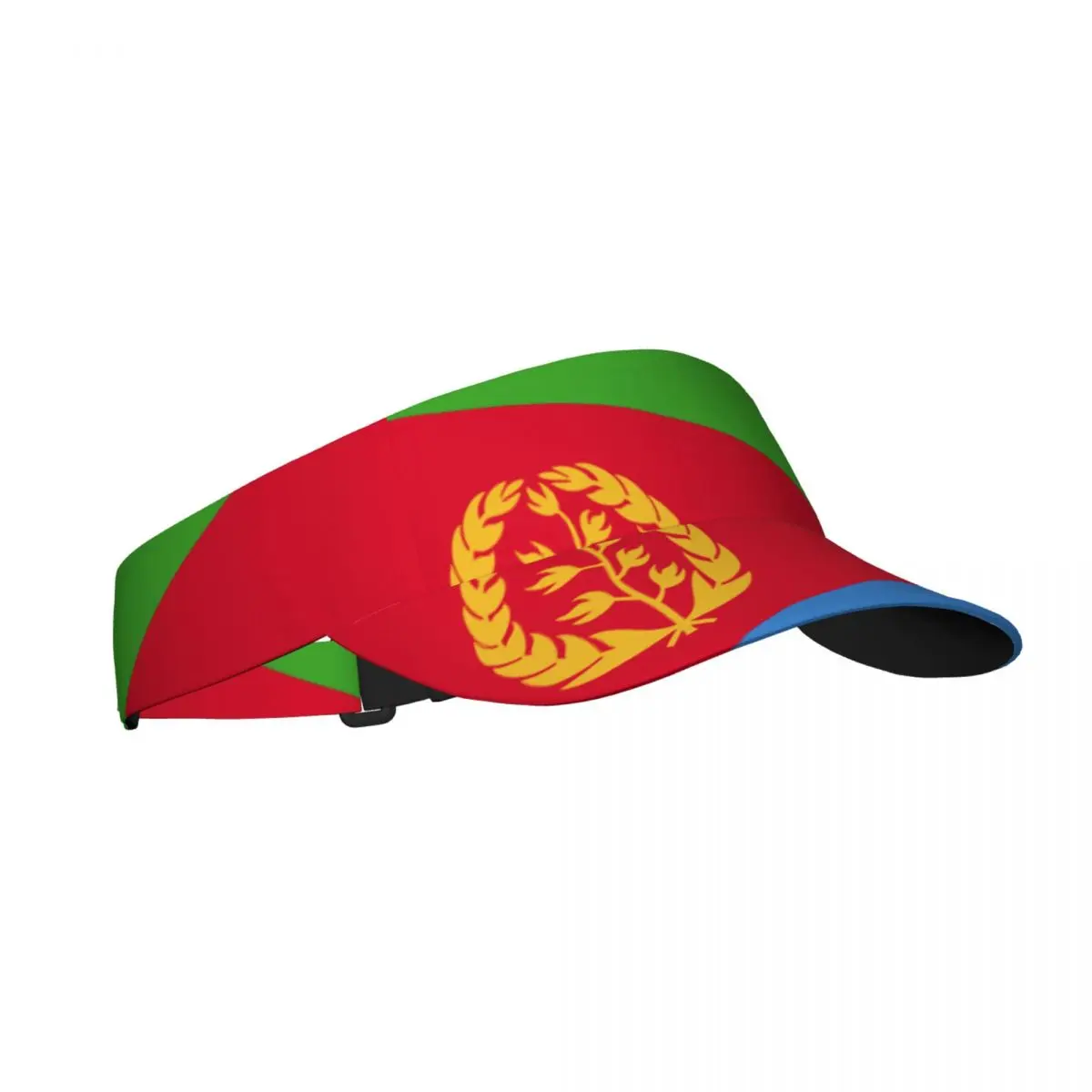 Flag Of Eritrea Breathable Air Sun Hats Men Women Visor UV Protection Top Empty Solid Sports Tennis Golf Sunscreen Cap