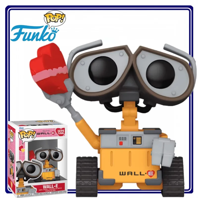 Funko POP Nuevo Juguete de Peluche de WALL-E de Disney para el Día de San Valentín, Figura de Juguete para Niños, Modelo Coleccionable, Decoración de Escritorio, Artículo de Colección, Regalos