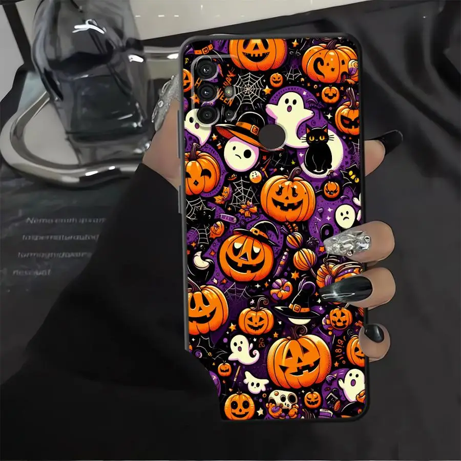 حافظة لهاتف Moto Edge 20 30 S30 Pro X30 Pro غطاء هاتف خلفي ناعم موضة أشباح الهالوين الوحشية