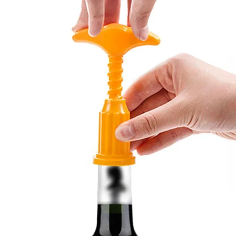 Plastic Wine Opener Corkscrew Bottle Opener Random Colors Cork Puller Remover Champagne Kitchen Bar Accessories