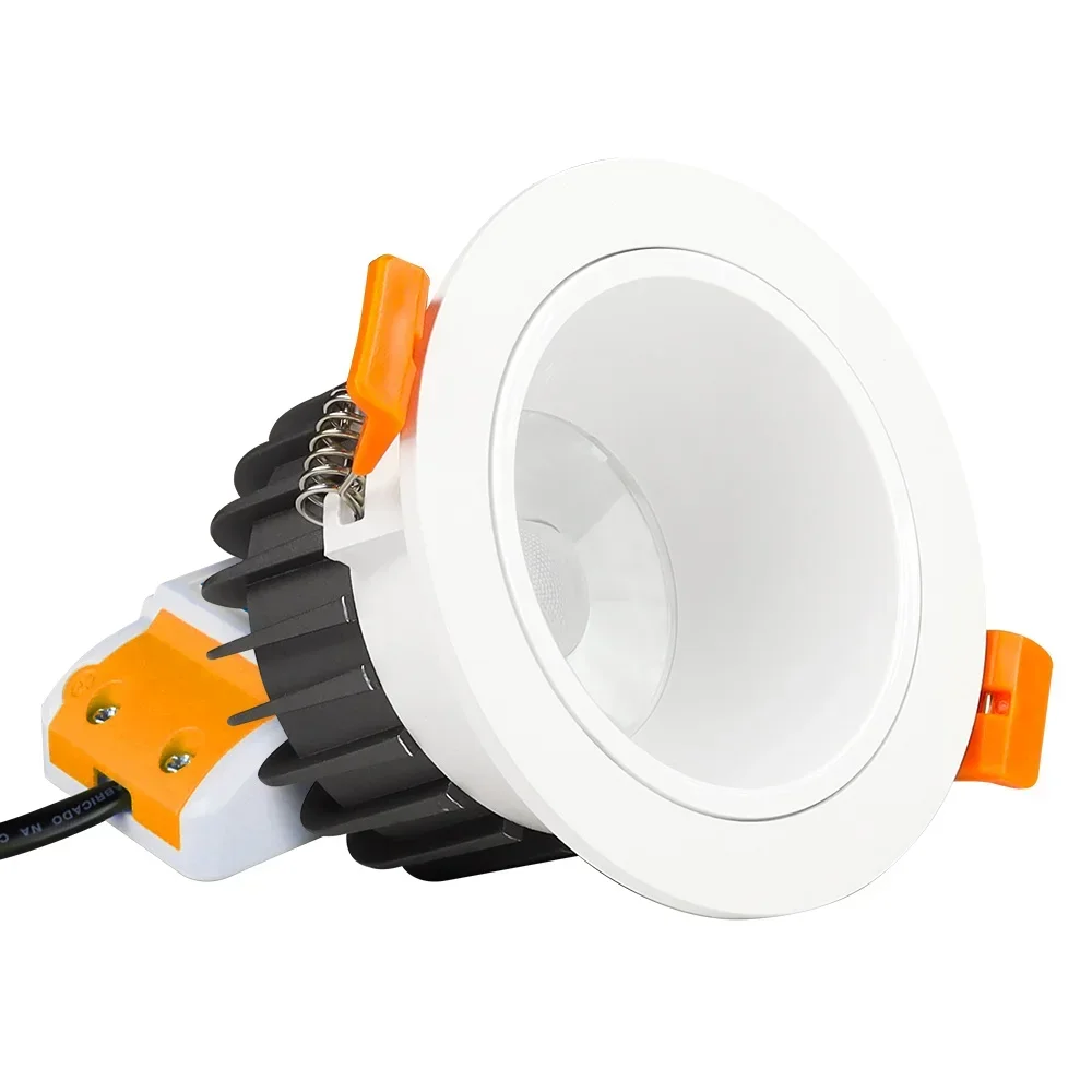 RGB+CCT LED Downlight Spotlight 6W 12W APP control FUT070 FUT071 compatible 2.4G HZ RF remote controller AC100~240V