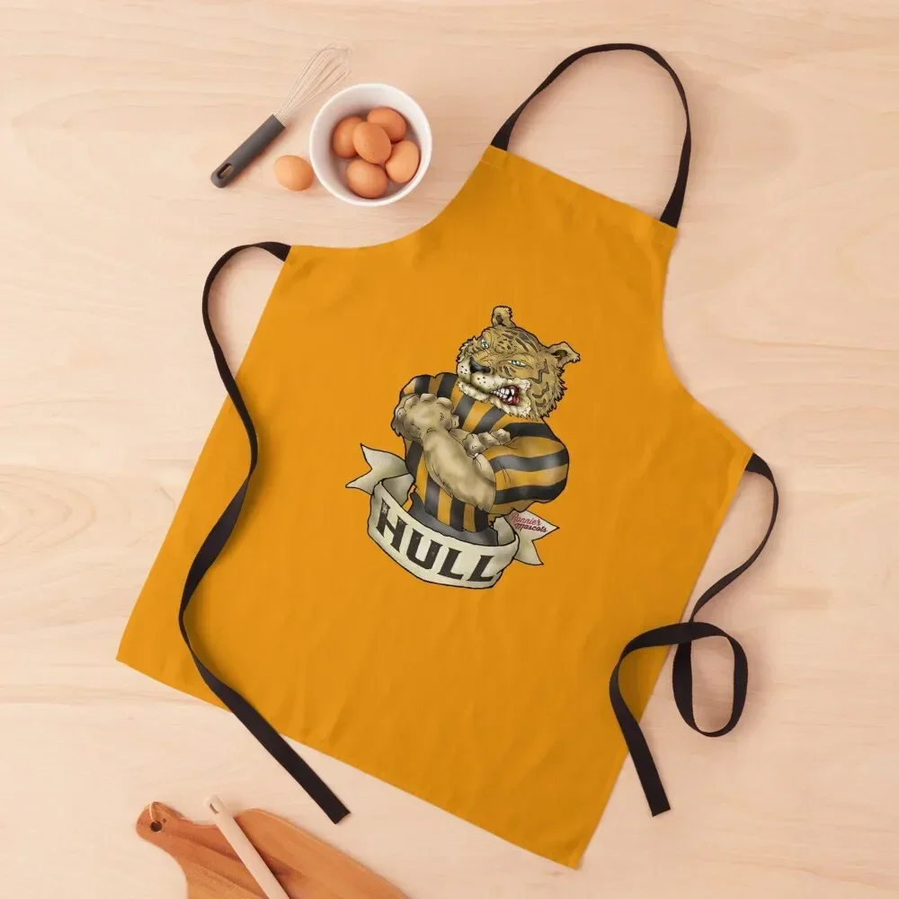 

Hull City Tiger Mascot Apron chefs cook wear Apron