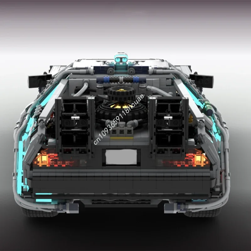 5226 Stück MOC 1:8 Collectors Edition Zurück in die Zukunft DeLorean Timemachine Icons Inspirierender kreativer Geburtstagsgeschenk-Baustein