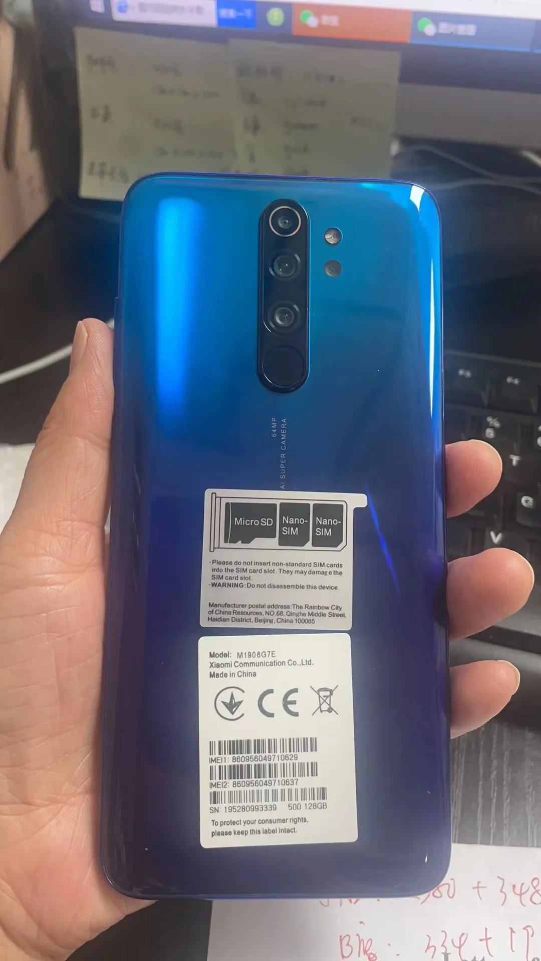 Global ROM Xiaomi Redmi Note 8 Pro 6GB 64GB/128GB 4G Smartphone