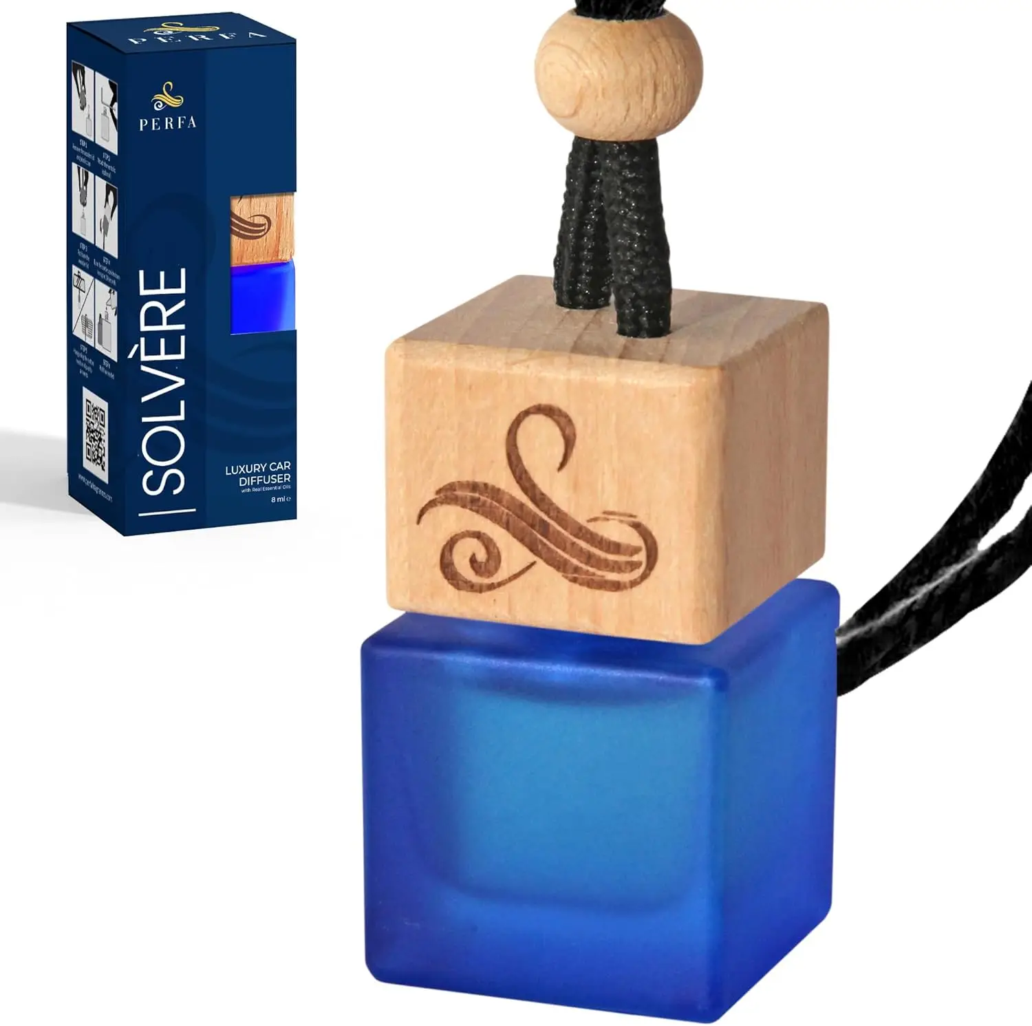 

Car Air Freshener for Men | Strong Perfume Scent | Odor Eliminator with Vent Clip | Long Lasting 3 Months