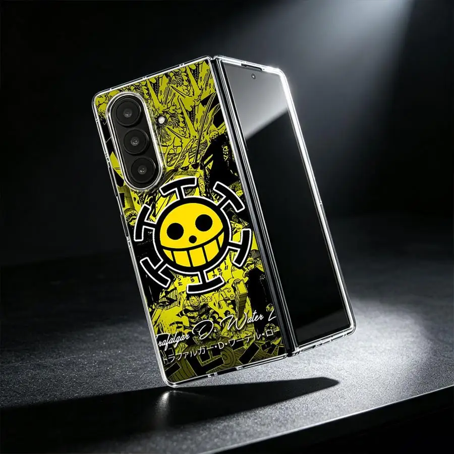 Case for Samsung Galaxy Z Fold 8 Ultra Z Fold 7 6 5 4 3 ZFold4 ZFold6 ZFold7 ZFold5 ZFold3 Phone Cover Cartoon O-One P-iece