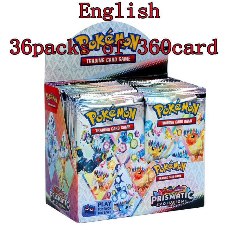 Hot 360Pcs English Pokémon TCG: Sword Shield Evolving Skies Booster Box Pokemon Trade Card 36 Pack Box Ready To Ship image 3