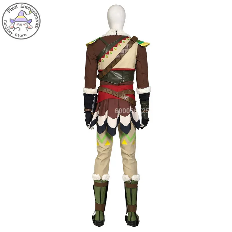 

Link Rito PGEM Principal Purya-Inspired Косплей Костюм RPG в виде PGens do Jogo Полный комплект мужской одежды