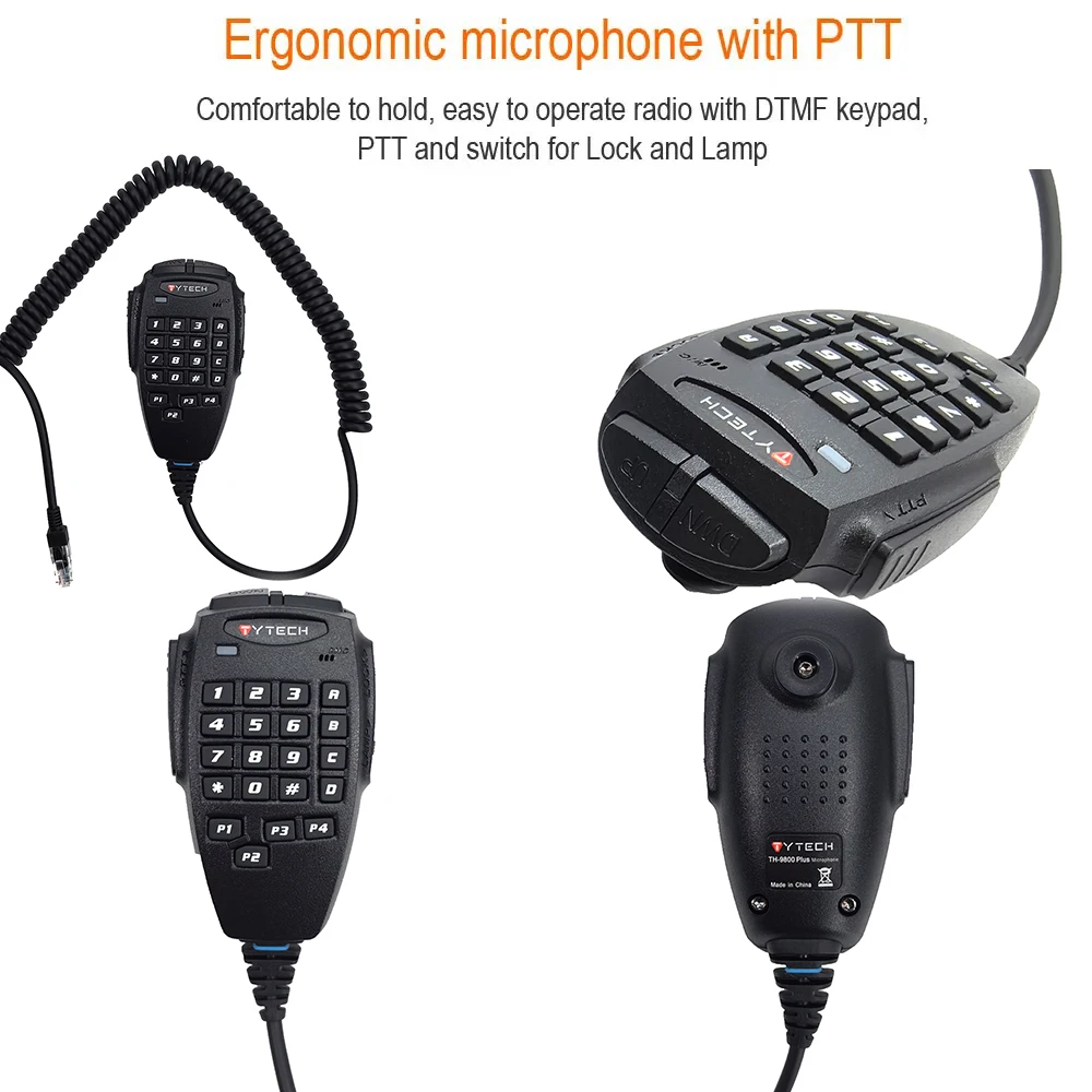 TYT TH-9800 Plus radiostacja samochodowa Walkie Talkie 50W czterozakresowy 29/50/144/430MHz podwójny wyświetlacz Scrambler TH9800