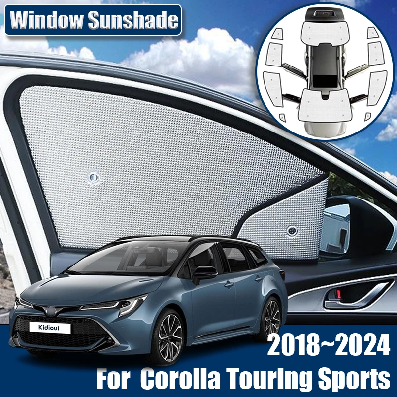 Für Toyota Corolla Touring Sport e210 2018 ~ 2024 Zubehör Aut ofens ter Visiere deckt Anti-UV-Sonnenschutz Innenteile