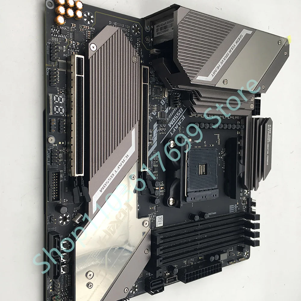 

Компьютерный материнский плата B550 MS-iCraft B550M для настольных ПК, высокая надежность, сокет AM4, NVME M.2, SATA SSD, DDR4, B550