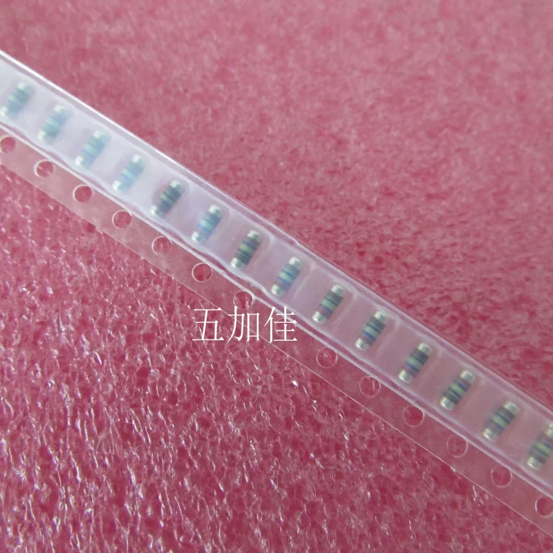 10-100pcs MMA02040C2740FB300 274R 1/4W 1% imported patch color ring wafer resistor