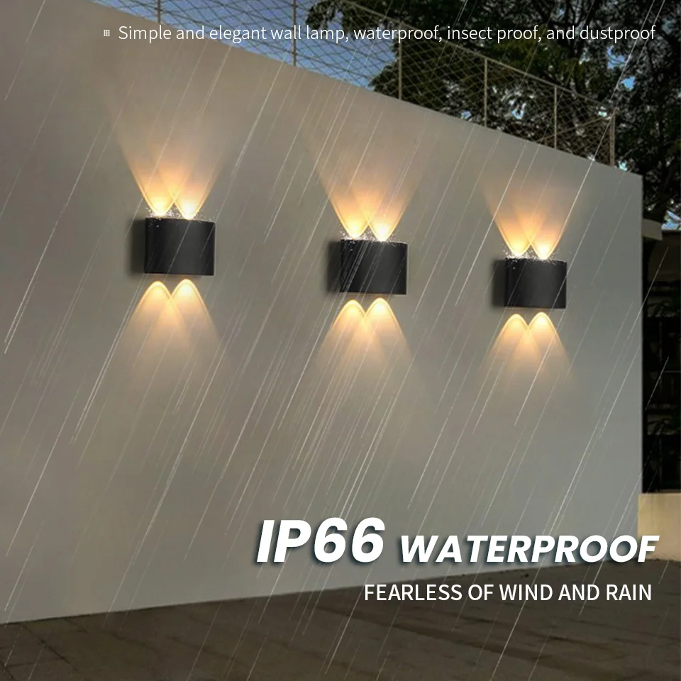 Led Wall Lamp outdoor Stair Light Fixture Bedside Loft Living Room Up Down Home Hallway Lampada With Motion Sensor 4W 6W 8W 10W