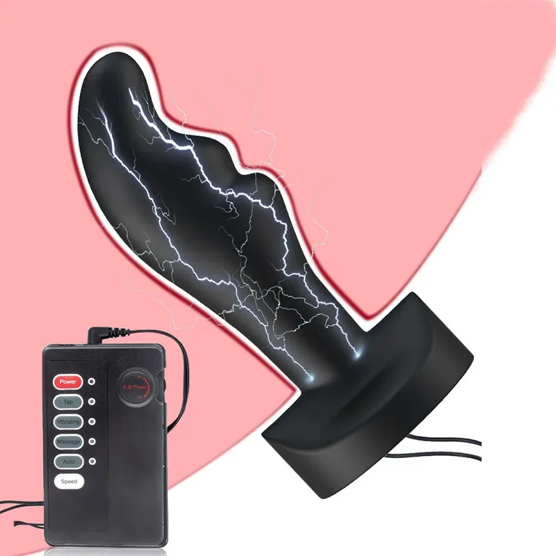 صدمة كهربائية سيليكون المكونات الشرج تهيج المهبل الشرج الإدراج المباشر الكبار الاستمناء BDSM الأزواج يمزح مثلي الجنس لعب #2