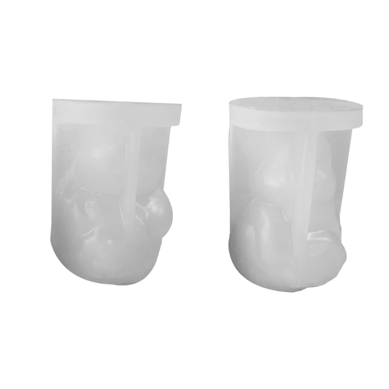 

N0HB Soap Molds Shell Breaking Rabbit Shaped Crafts Moulds Silicone Scented Moulds Hand-Making Supplies for DIY Crafts