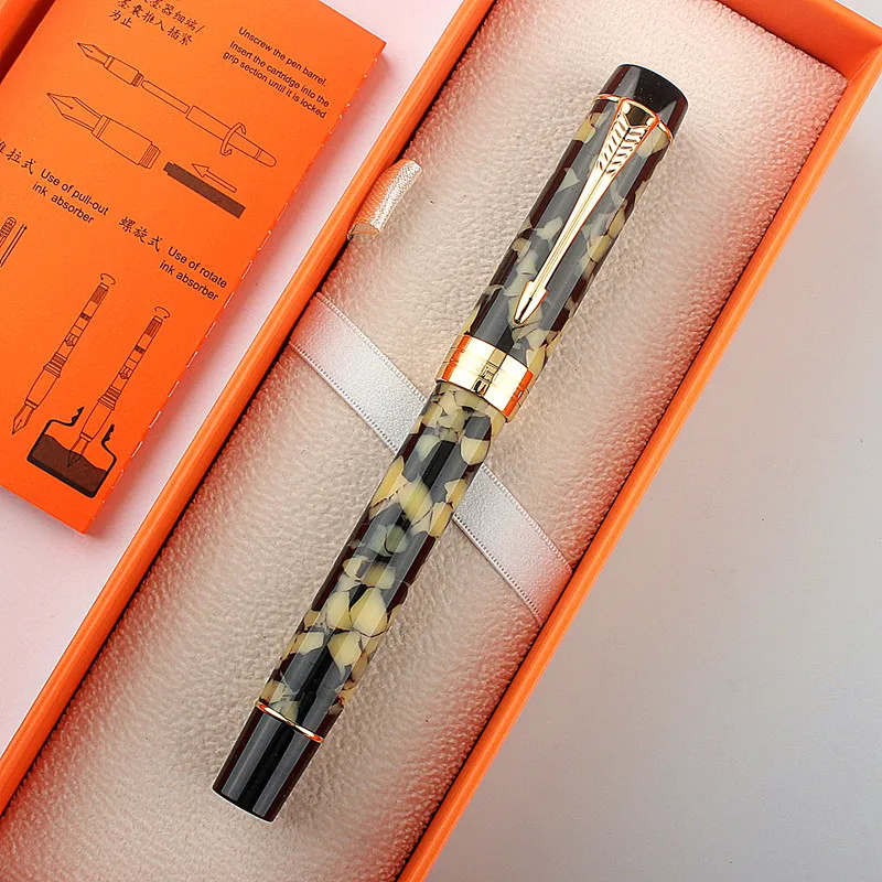 Jinhao 100 Centennial Resin Fountain Pen Arrow Clip F/M/Bent Nib Converter Writing Business Office Gift Ink Pen